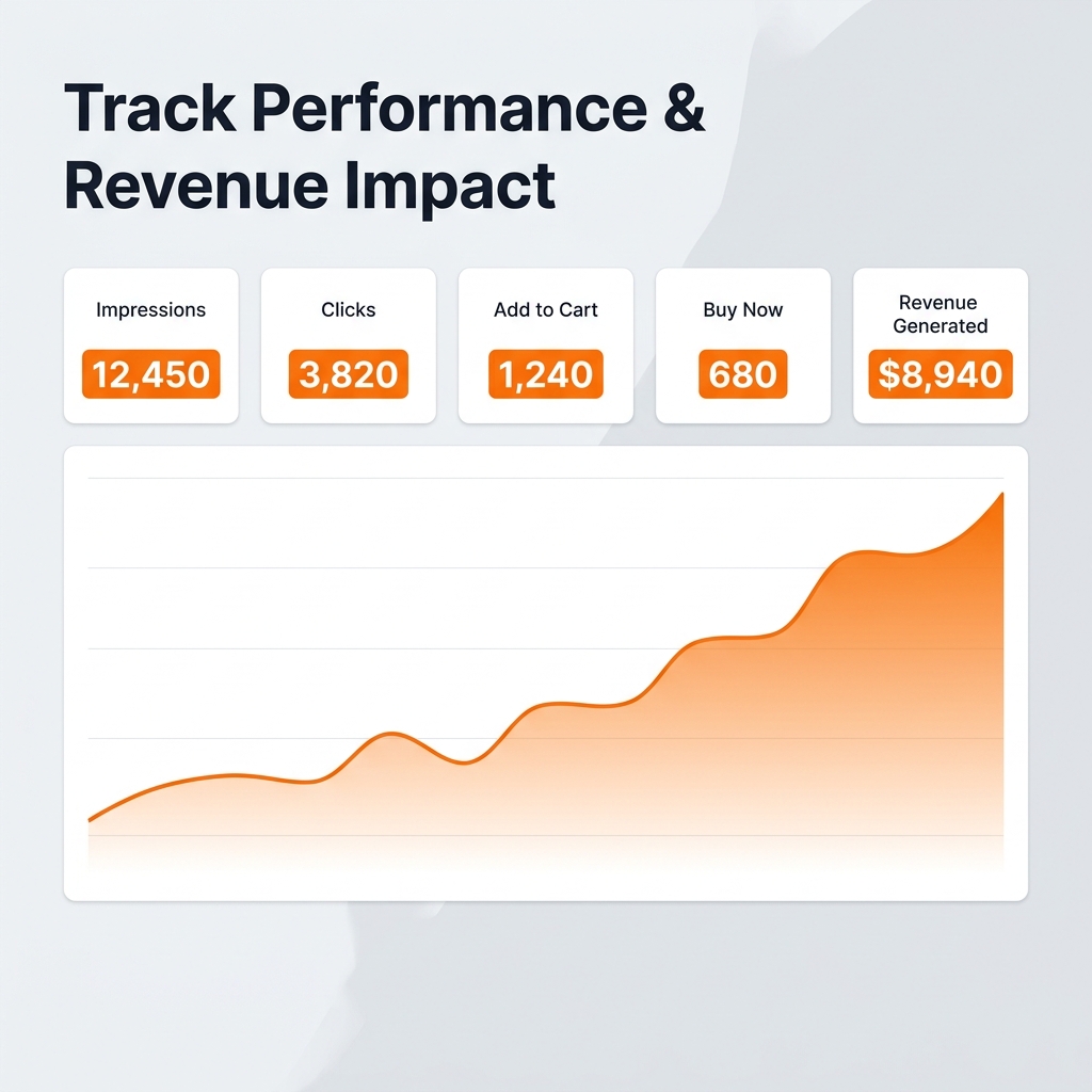 Analytics dashboard showing revenue growth from UDI campaigns
